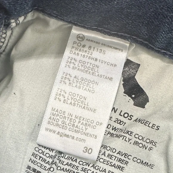 AG Adriano Goldschmied Ex-Boyfriend Jean Slouchy Slim fit 30 - Picture 5 of 12